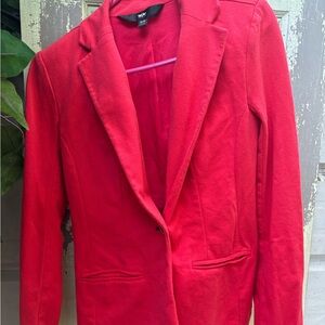 Mossimo Supply Co. Vibrant Red Women's Blazer